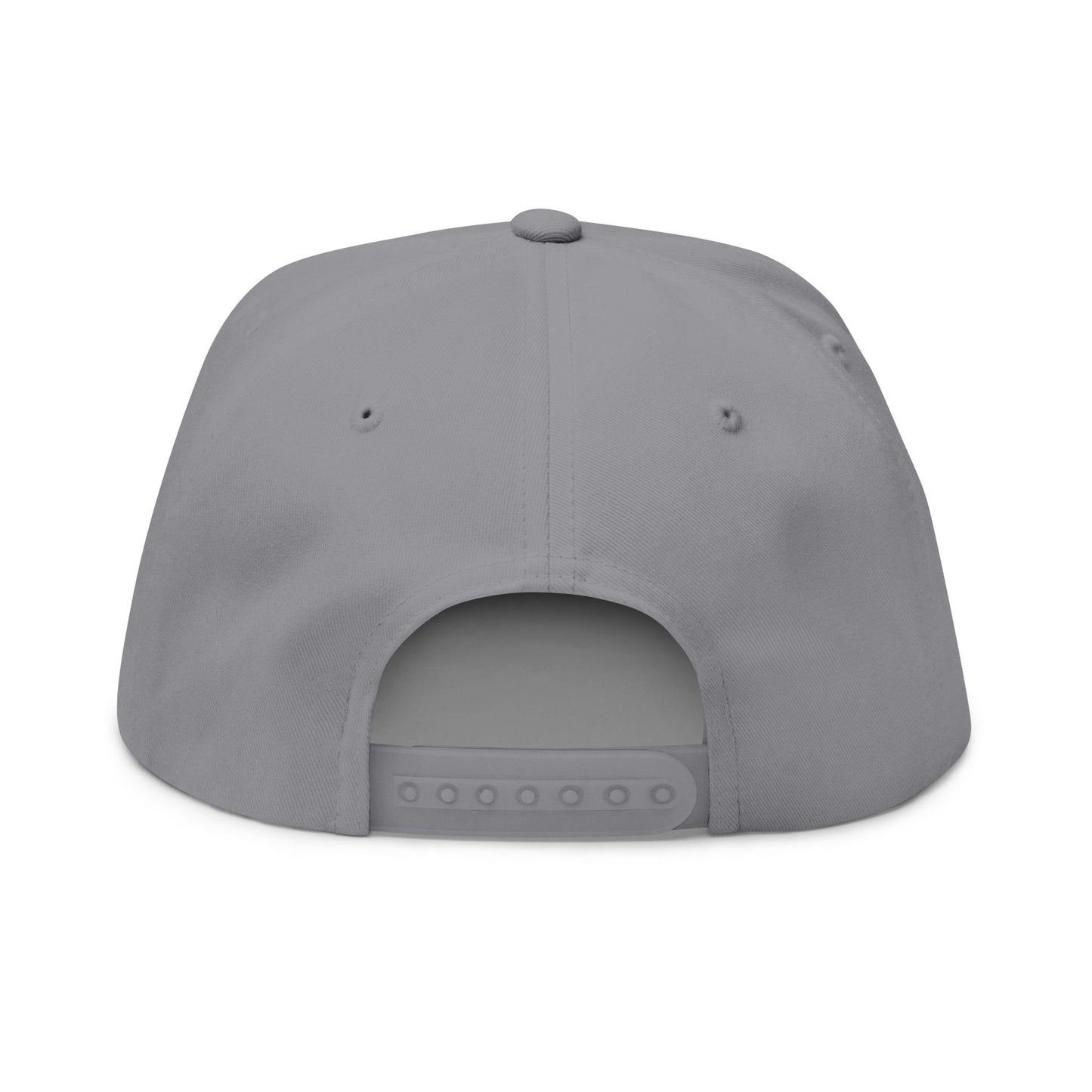 Embroidered 'SH' Distressed Flat Bill Cap